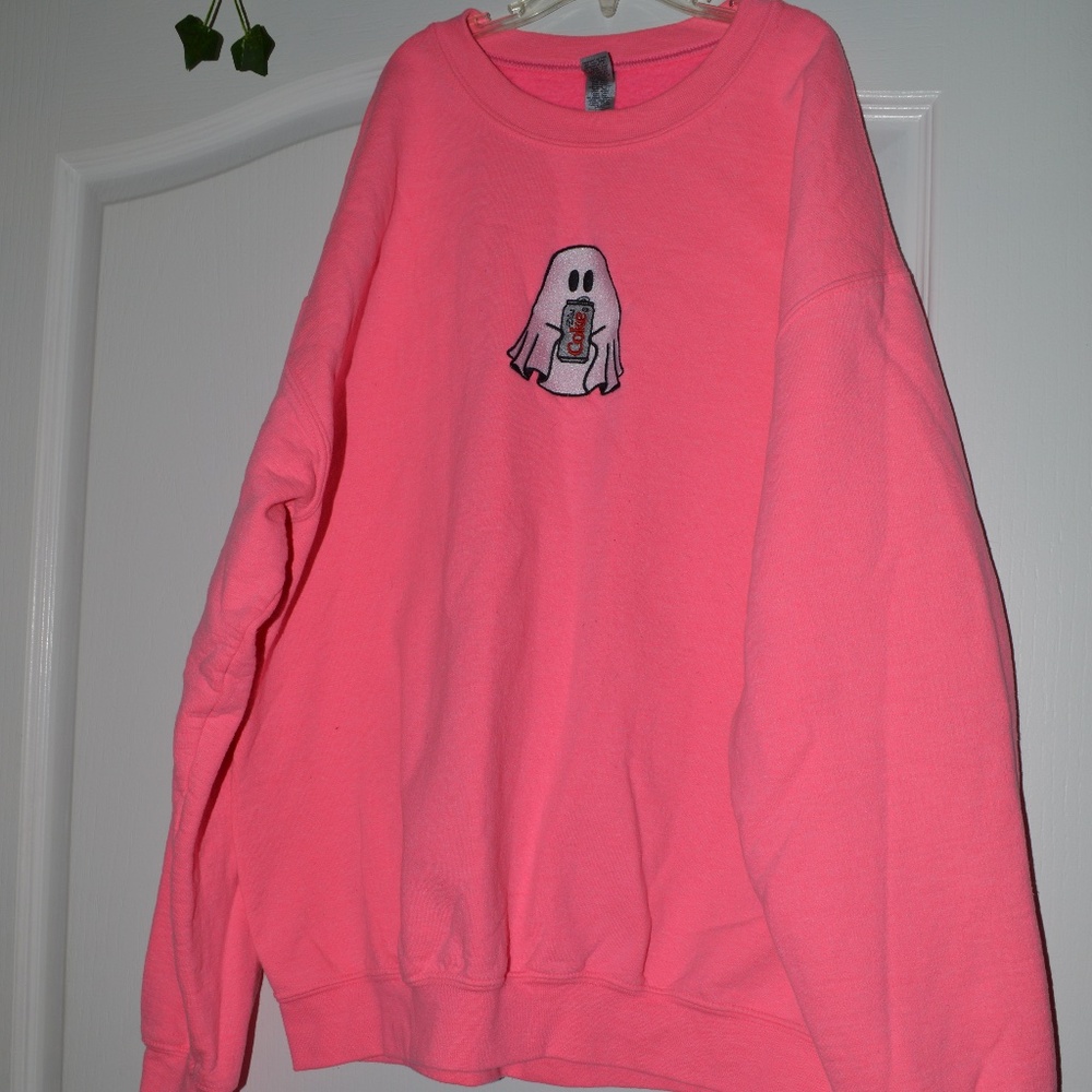 Diet Coke Ghost Crewneck